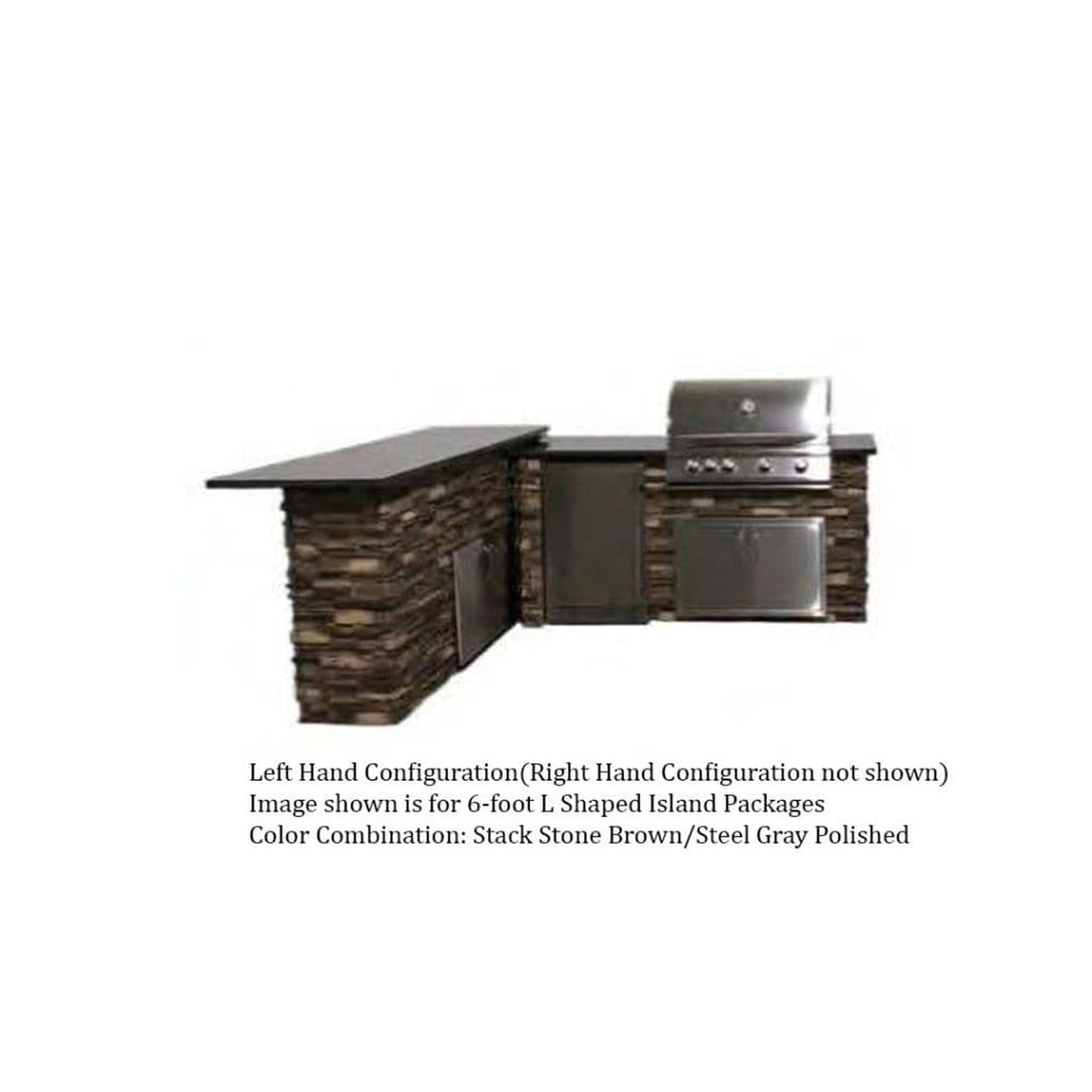 Tru Innovative 6ft BL6LB2101 L Shaped Island Packages