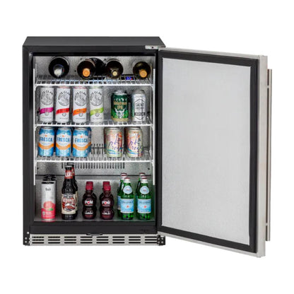 TrueFlame 24" 5.3c Standard Compact Fridge - Open from Left