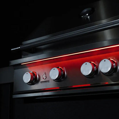 TrueFlame 25" 3-Burner Stainless Steel Built-In Natural Gas Grill