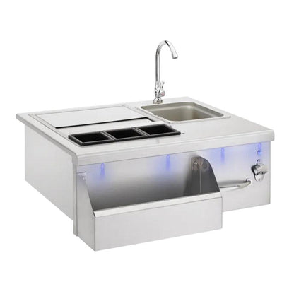 TrueFlame 30" Stainless Steel Beverage and Prep Station