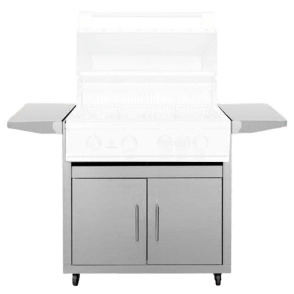 TrueFlame 40" Stainless Steel Freestanding Deluxe Grill Cart