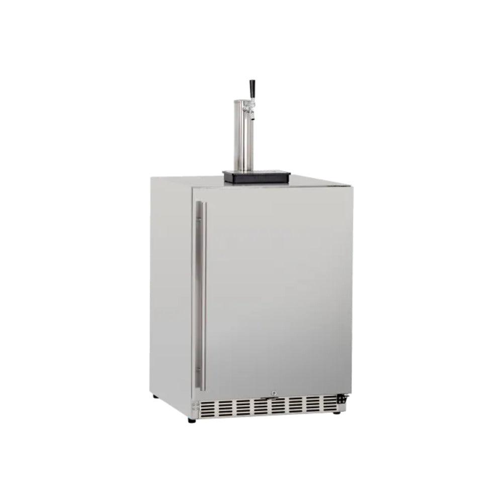 TrueFlame 6.6c Deluxe Outdoor Rated Single Tap Kegerator