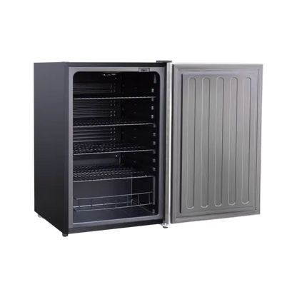 TrueFlame Compact Series 22" 4.3 Cu. Ft. Stainless Steel Outdoor Deluxe Refrigerator With Upgraded Stainless Steel Door Handle