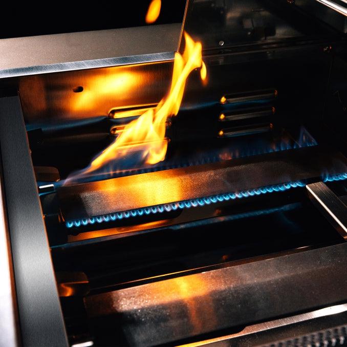 TrueFlame E Series 25" Stainless Steel 3-Burner Built-In Natural Gas Grill