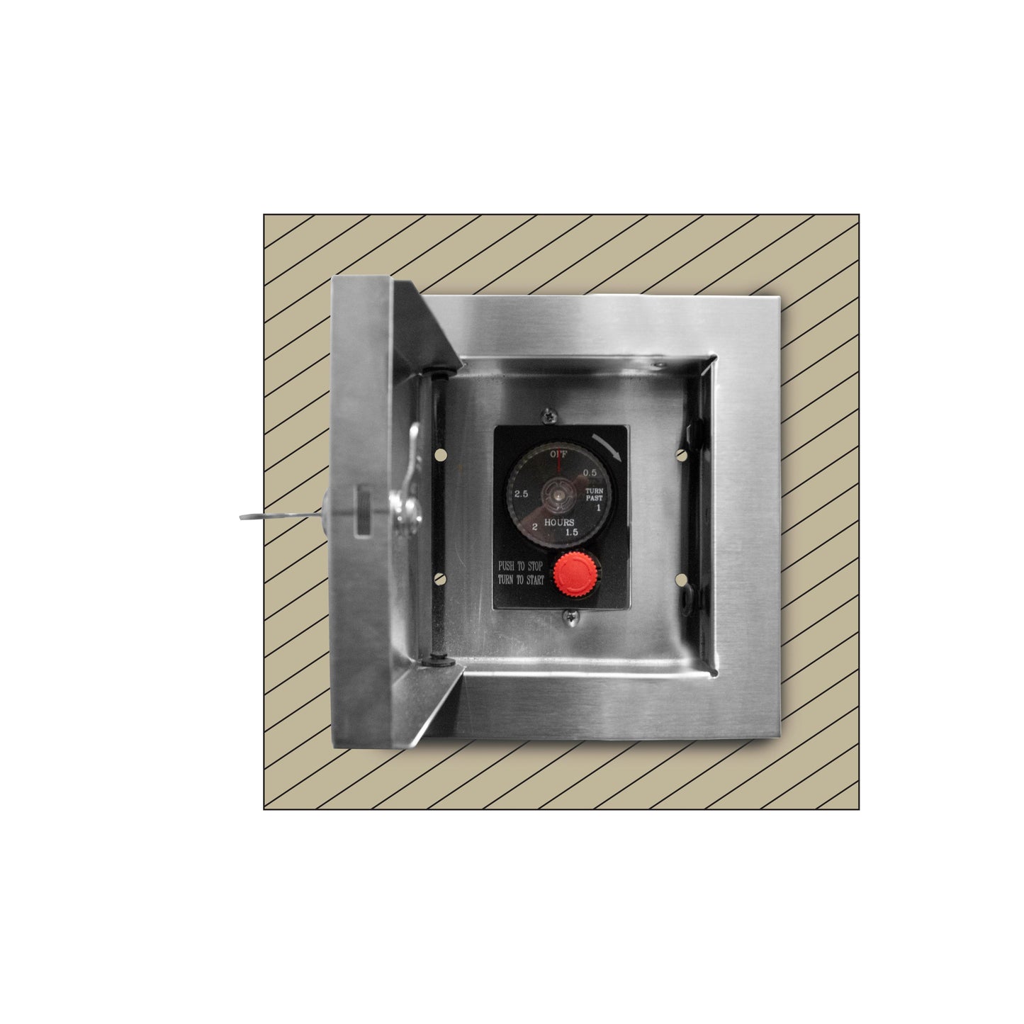 TrueFlame Locking Cabinet for ESTOP1 Timer