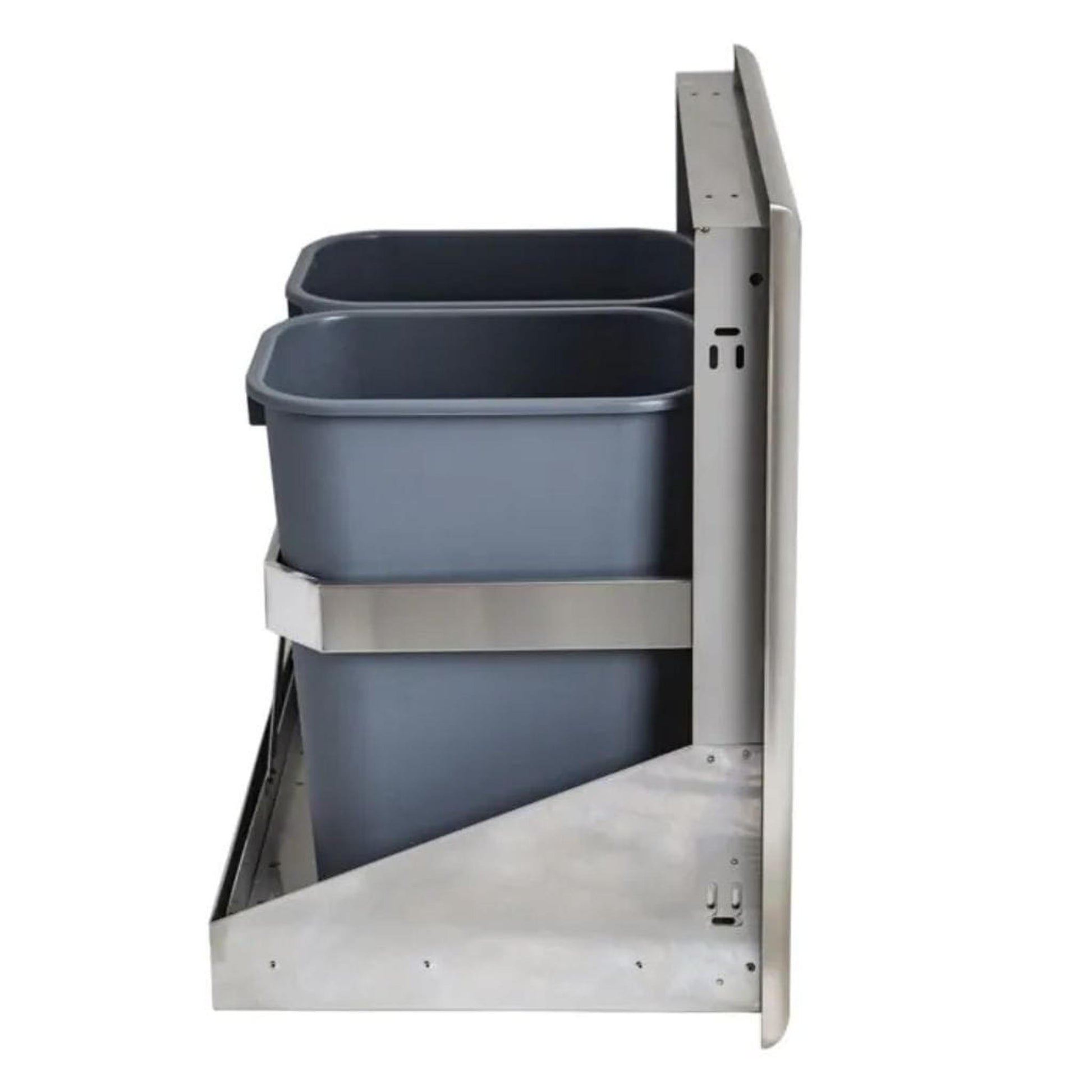 Turbo 25″ Double Trash Drawer – Side-by-Side