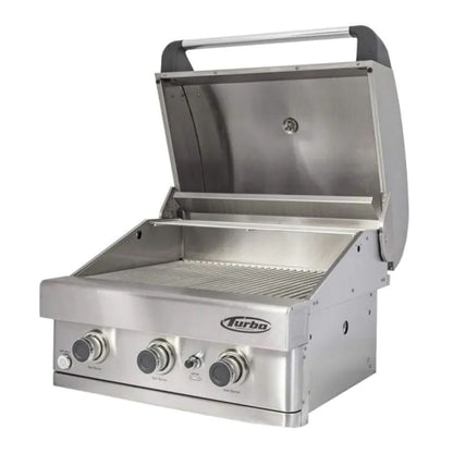 Turbo 26″ 3-Burner Built-In Natural Gas BBQ Grill
