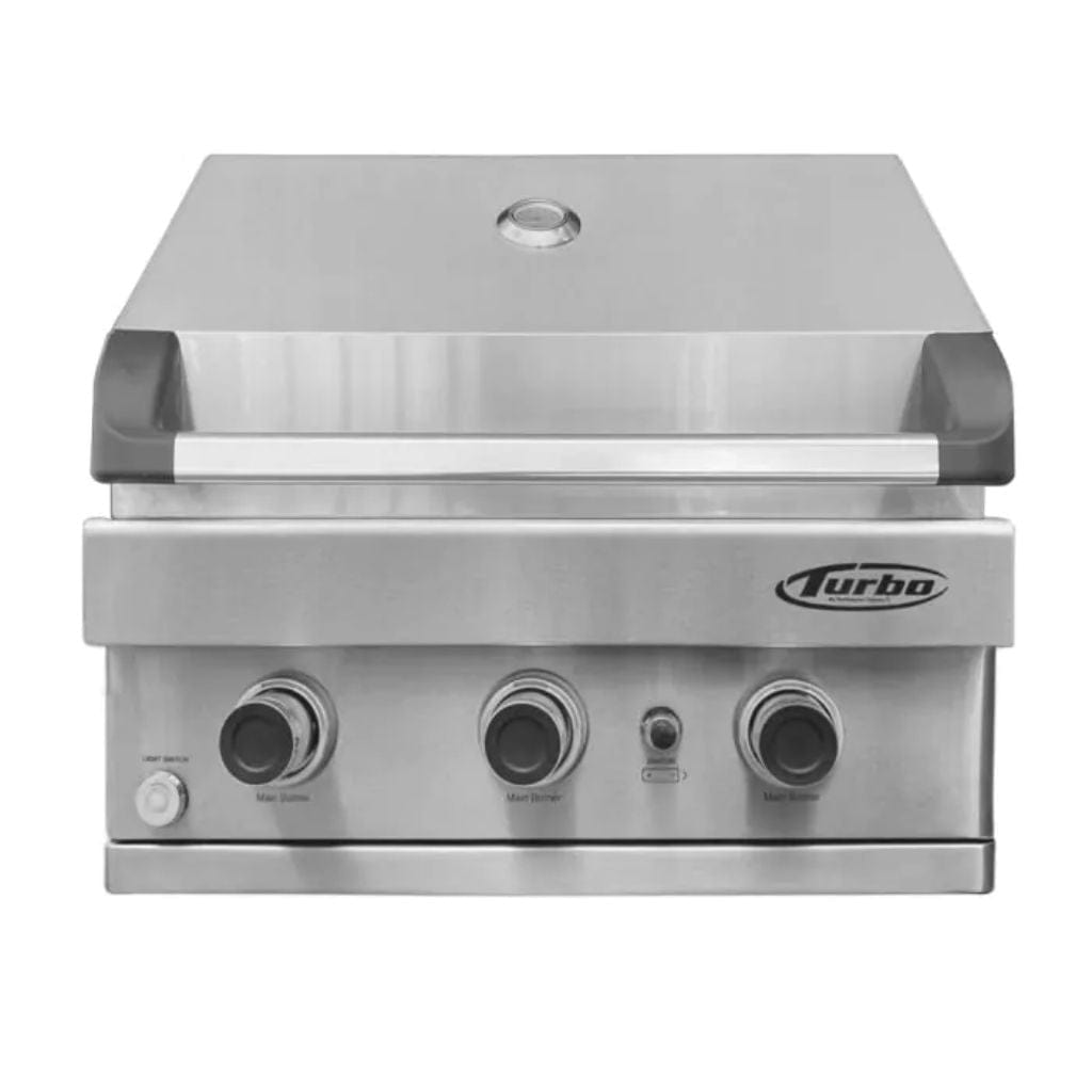 Turbo 26″ 3-Burner Built-In Natural Gas BBQ Grill