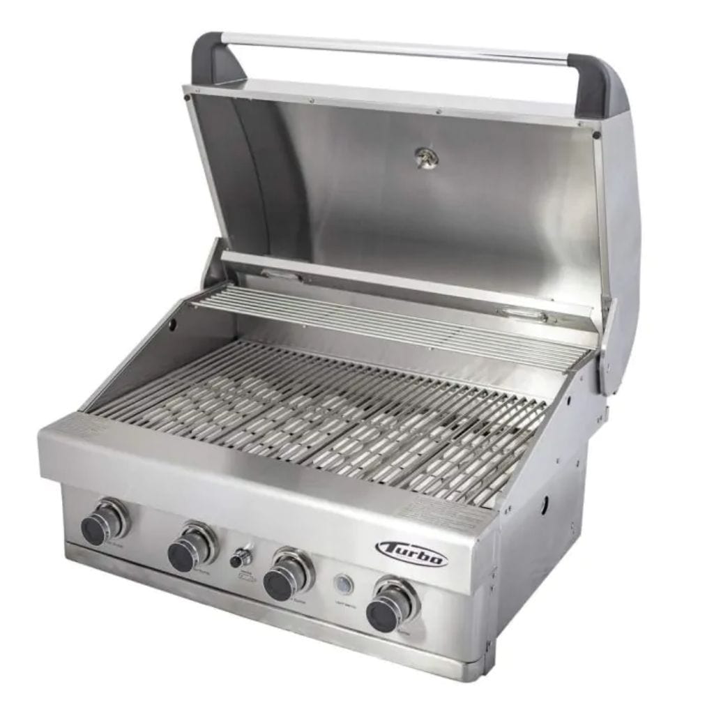 Turbo 32″ 4-Burner Built-In Propane Gas BBQ Grill