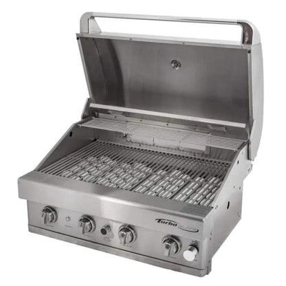 Turbo 32″ 4-Burner Elite Built-In Propane Gas BBQ Grill