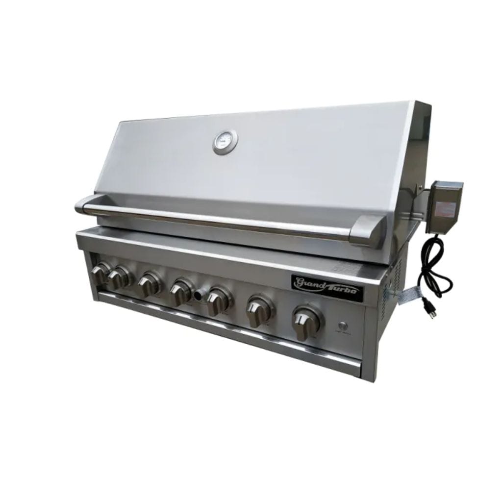 Turbo 40″ 6-Burner Grand Built-In Natural Gas BBQ Grill