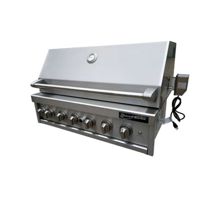 Turbo 40″ 6-Burner Grand Built-In Natural Gas BBQ Grill