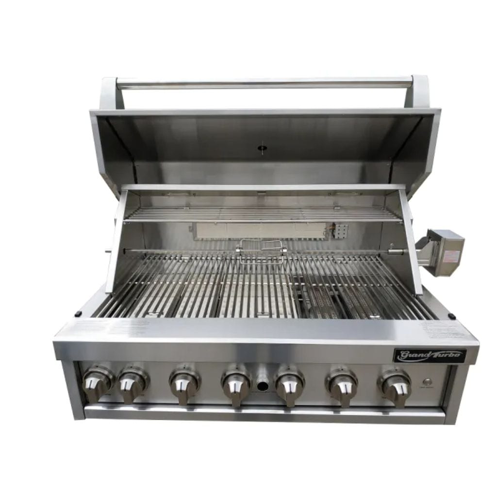 Turbo 40″ 6-Burner Grand Built-In Natural Gas BBQ Grill