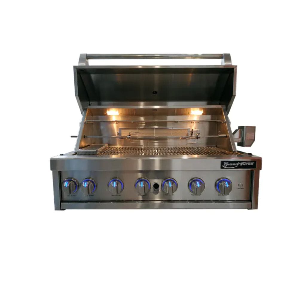 Turbo 40″ 6-Burner Grand Built-In Natural Gas BBQ Grill