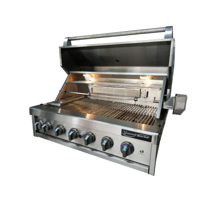 Turbo 40″ 6-Burner Grand Built-In Natural Gas BBQ Grill