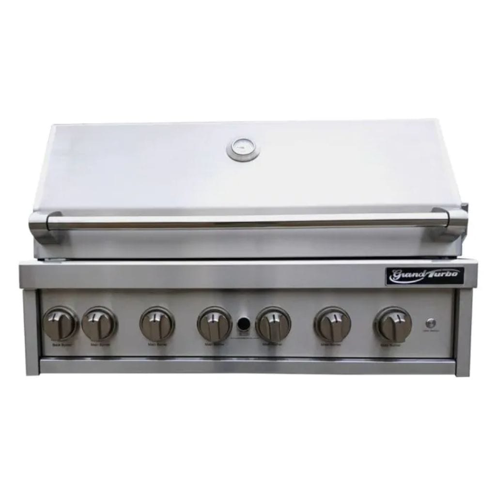 Turbo 40″ 6-Burner Grand Built-In Natural Gas BBQ Grill