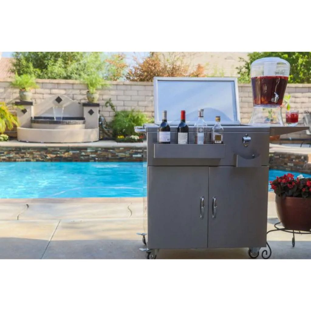 Turbo 47″ Stainless Steel Party Cart