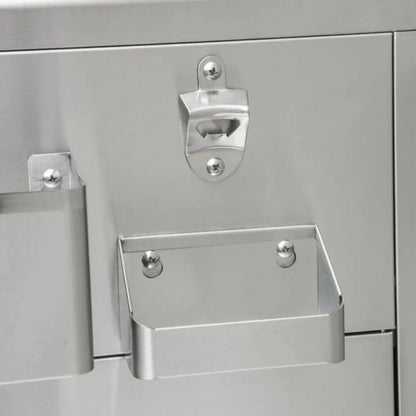 Turbo 47″ Stainless Steel Party Cart