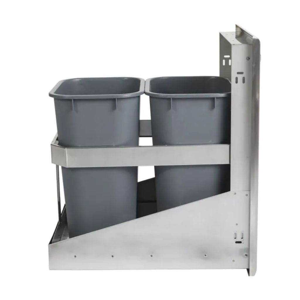 Turbo Grills 16" Double Trash Drawer - Front-To-Back