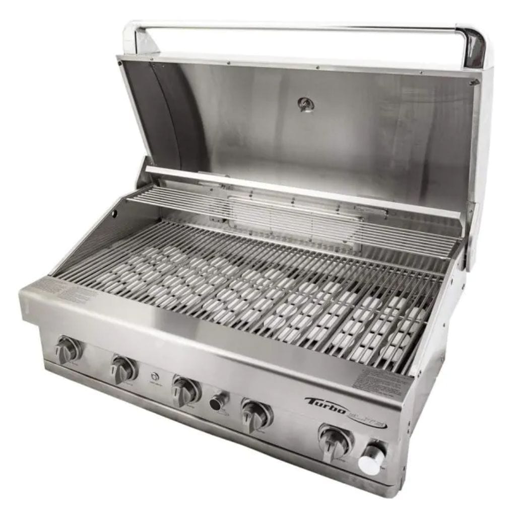 Turbo Grills 38 5 Burner Turbo Elite Built In BBQ Propane Gas Grill