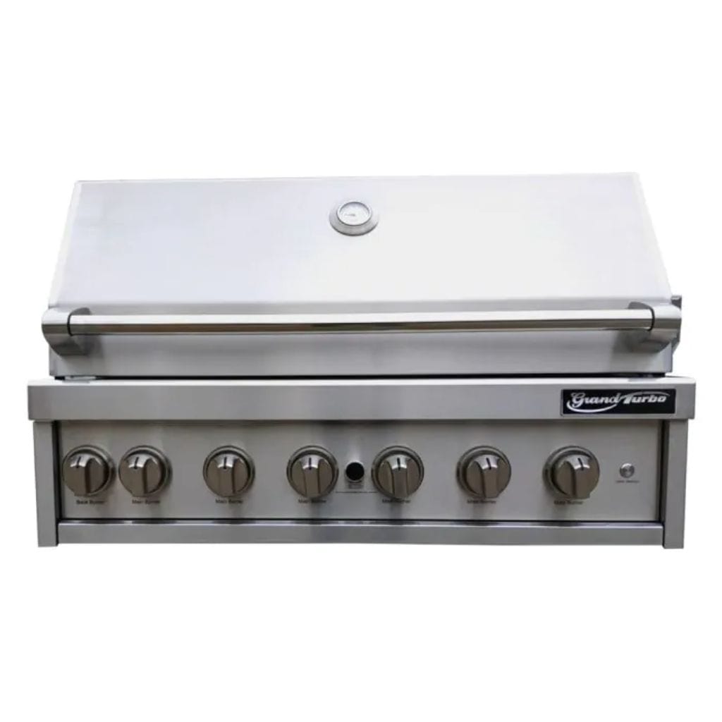 Turbo Grills 40" 6-Burner Grand Turbo Built-In BBQ Propane Gas Grill