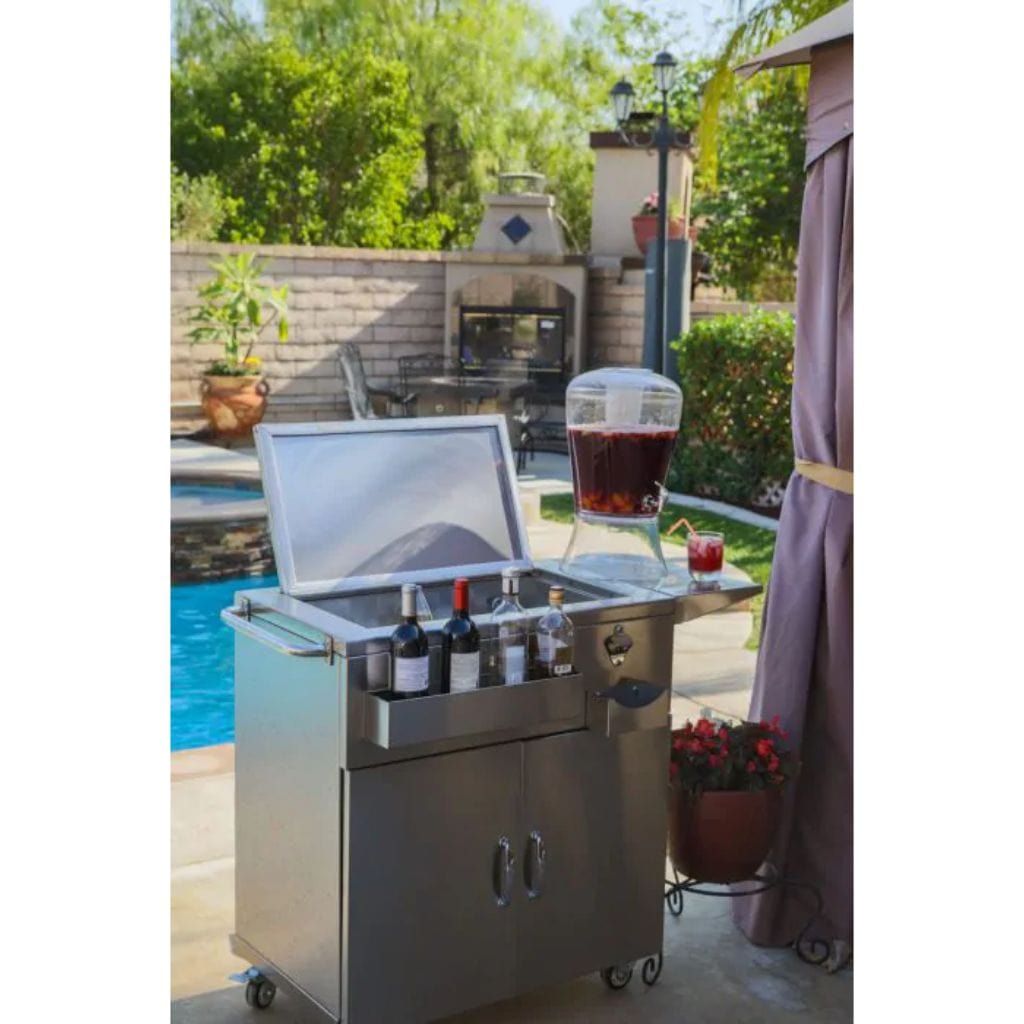 Turbo Grills 47" Stainless Steel Party Cart