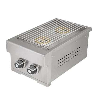Turbo Stainless Steel Natural Gas Double Side Burner