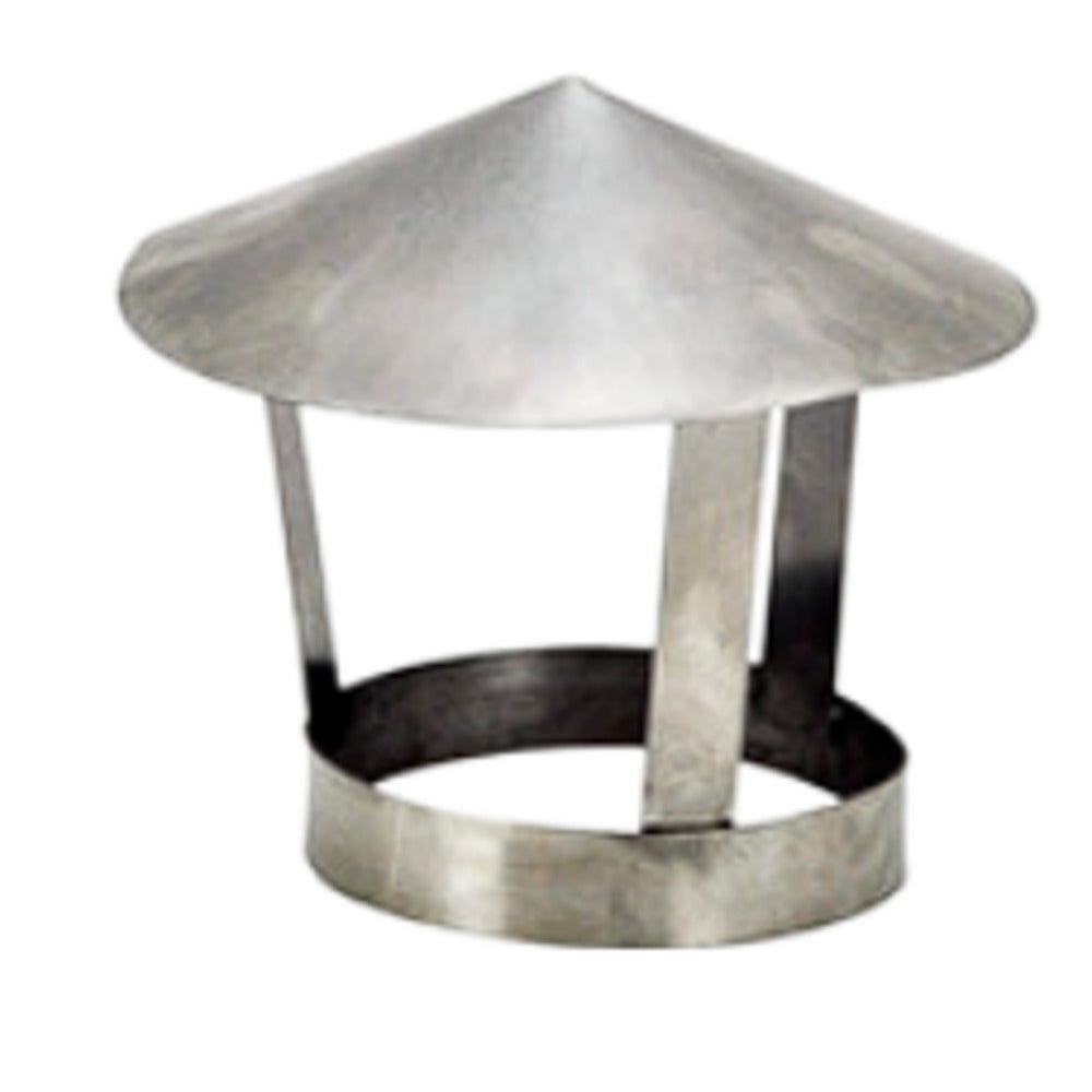 Tuscan Chef 4" Diameter Stainless Steel Chimney Cap for CM/C2, B1 and A2 Oven