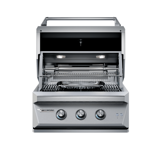 Twin Eagles 30" Stainless Steel Liquid Propane Gas Grill With Rotisserie