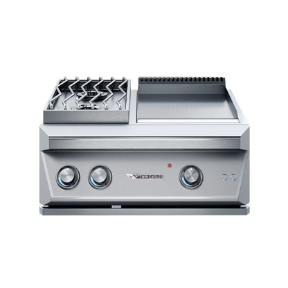 Twin Eagles Breakfast Club 30" Stainless Steel Liquid Propane Side Burner Combo