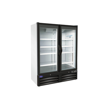 Valpro 48 cu.ft. Merchandiser Freezer With 2 Swing Full Glass Doors