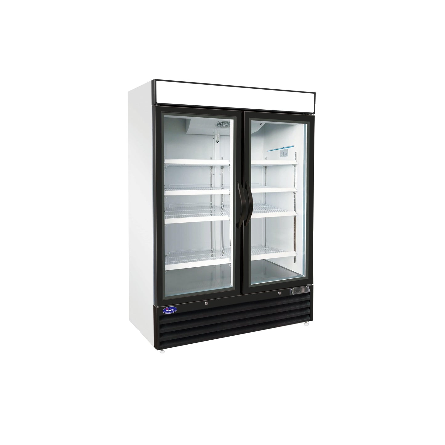Valpro 48 cu.ft. Merchandiser Freezer With 2 Swing Glass Doors