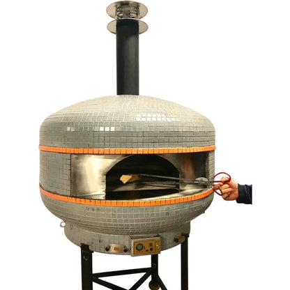 WPPO 48" Lava Dome Professional Wood Fired Outdoor Pizza Oven