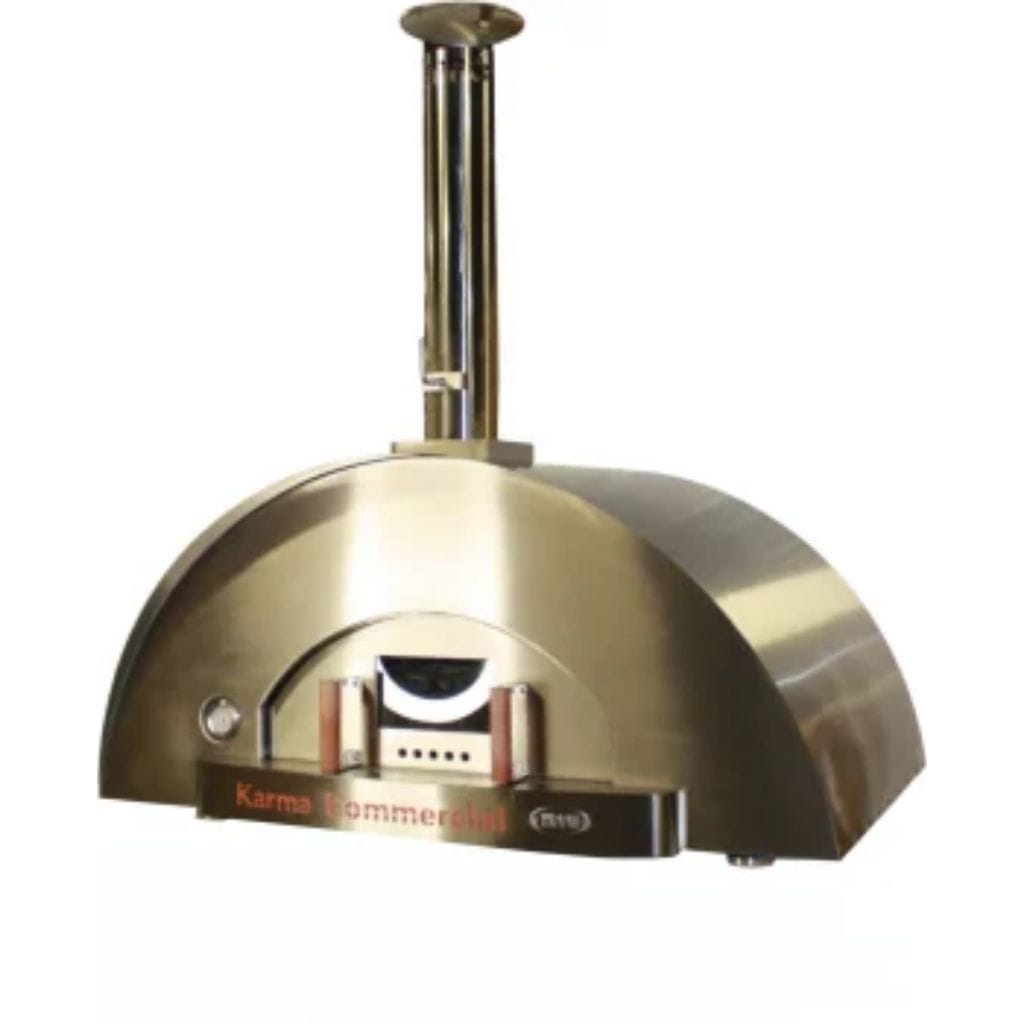 WPPO 55" Stainless Steel Karma Series Commercial Grade Wood Fired Outdoor Pizza Oven