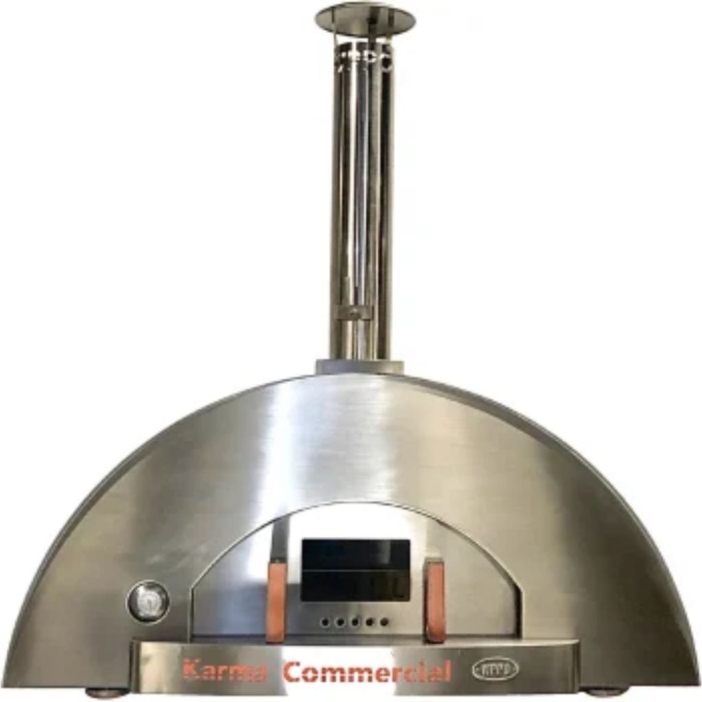 WPPO 55" Stainless Steel Karma Series Commercial Grade Wood Fired Outdoor Pizza Oven