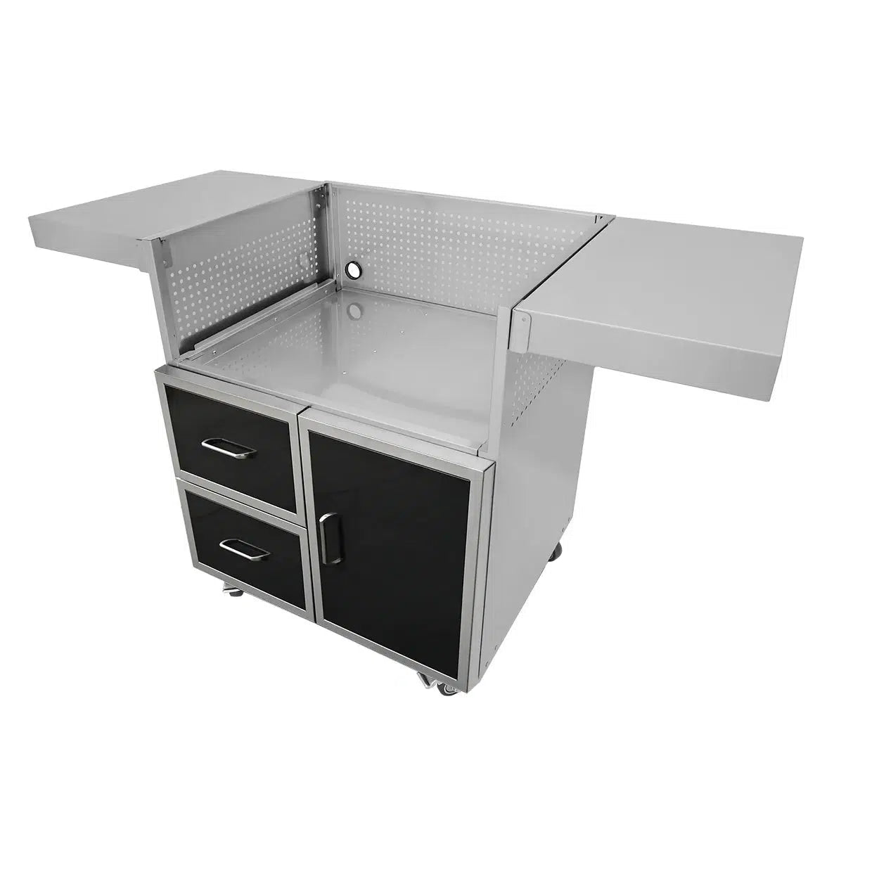Wildfire Black Stainless Steel Griddle Cart for 30" Griddle