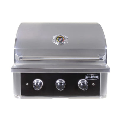 Wildfire Ranch Pro 30" Black Stainless Steel Built-In Natural Gas Grill