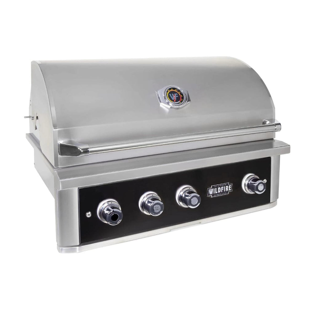 Wildfire Ranch Pro 36" Black Stainless Steel Built-In Natural Gas Grill