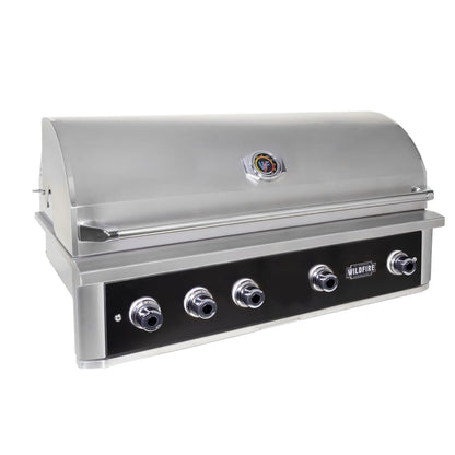 Wildfire Ranch Pro 42" Black Stainless Steel Built-In Liquid Propane Gas Grill