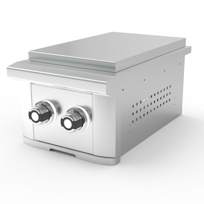 Wildfire Ranch Pro Stainless Steel Liquid Propane Double Side Burner