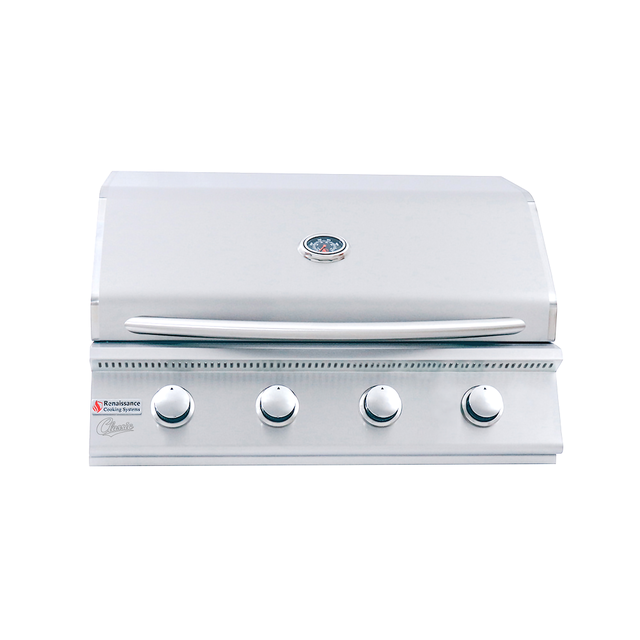 Renaissance Classic Series 32" 4-Burner Built-In Natural Gas Grill