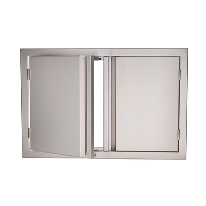 Renaissance Classic Series 33" x 22" Stainless Steel Double Doors