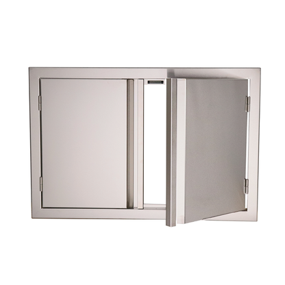 Renaissance Classic Series 33" x 22" Stainless Steel Double Doors